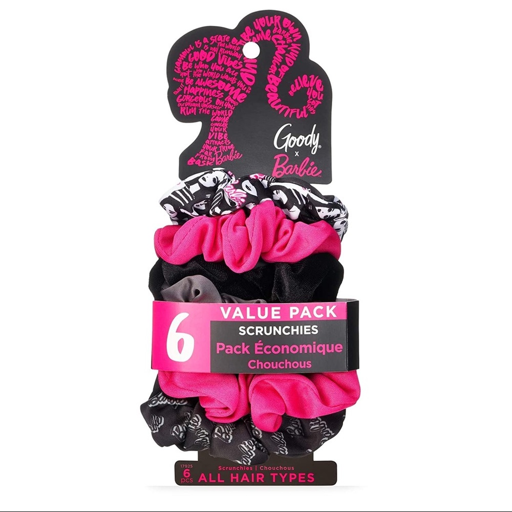 BARBIE x GOODY Ltd Ed. Scrunchies 6 pack